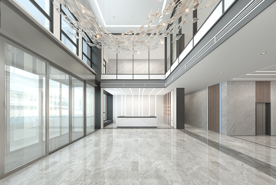  蘇邁特5A寫字樓大堂裝修設計效果圖 
