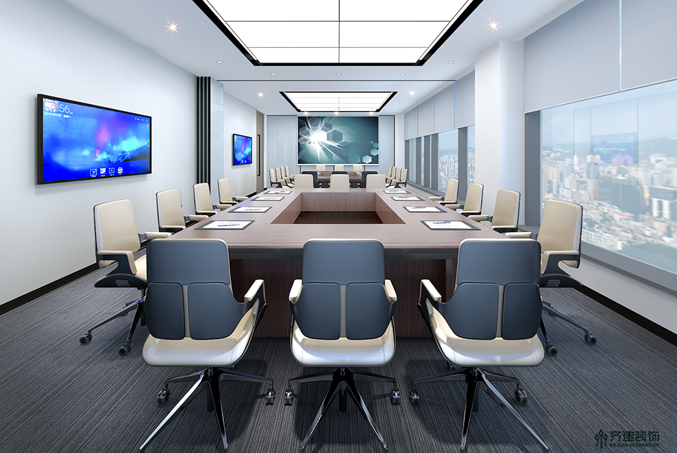  上海新希望集團會議室3裝修設計效果圖 