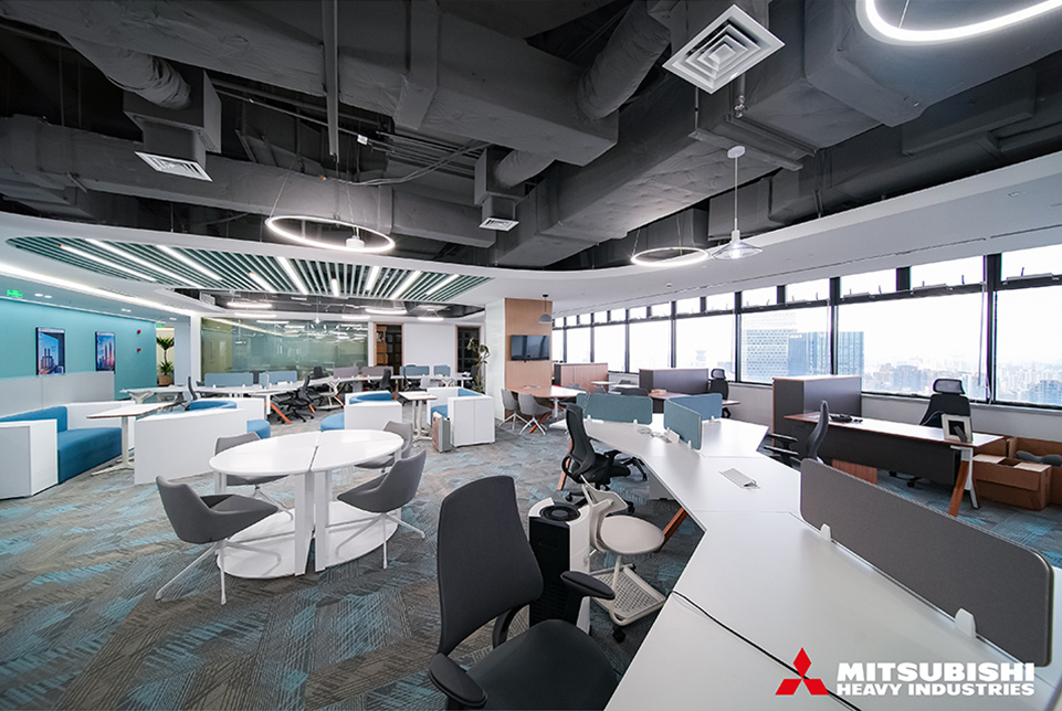  三菱重工空調系統上海有限公司開放式辦公區裝修 