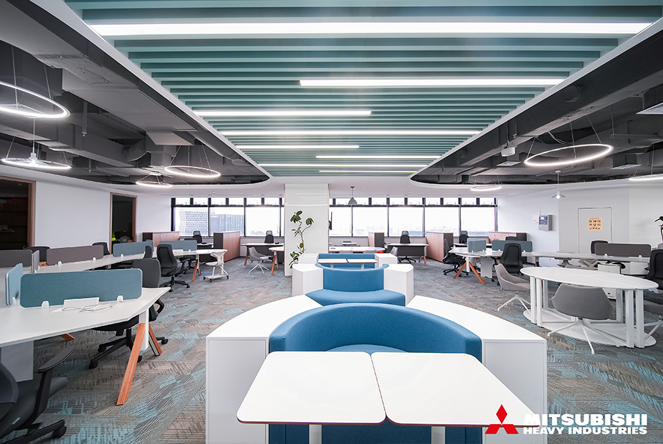  三菱重工空調系統上海有限公司開放式辦公區設計 