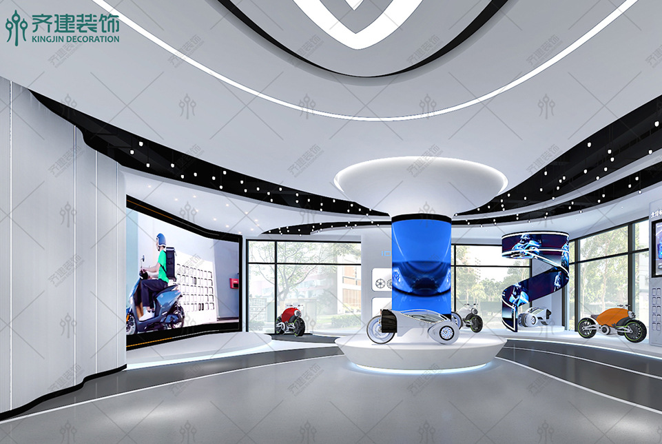  上海湯泉國際大廈辦公室展館裝修設計 