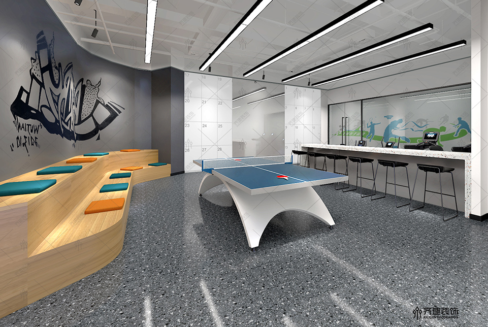  上海吉美瑞生辦公娛樂室裝修設計效果圖 