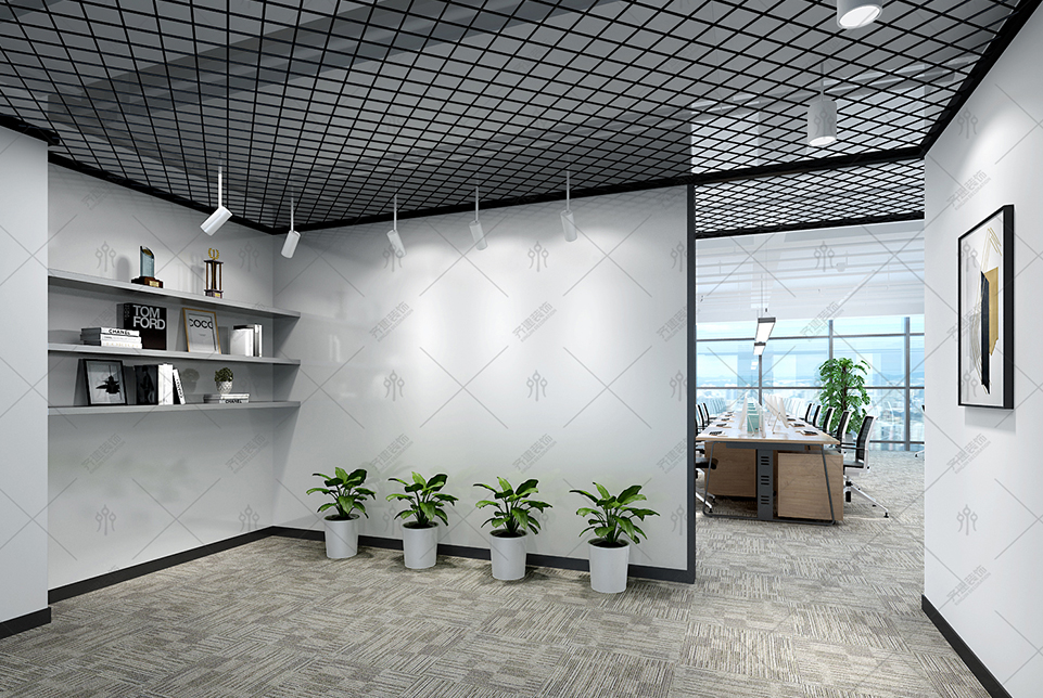  上海寶龍城辦公室展廳裝修設計 