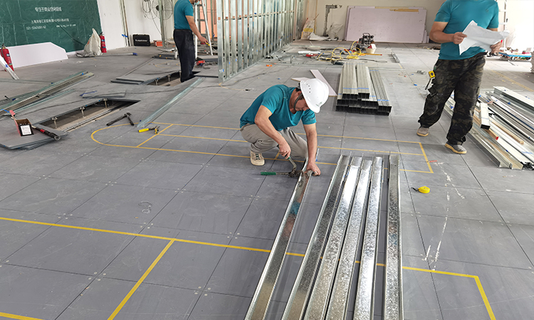 閔行外企海道爾夫辦公室齊建施工作業(yè)