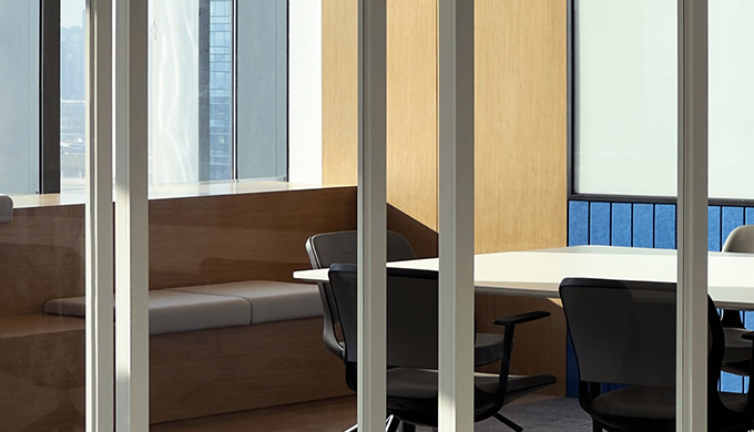 上海小型辦公會議室裝修效果