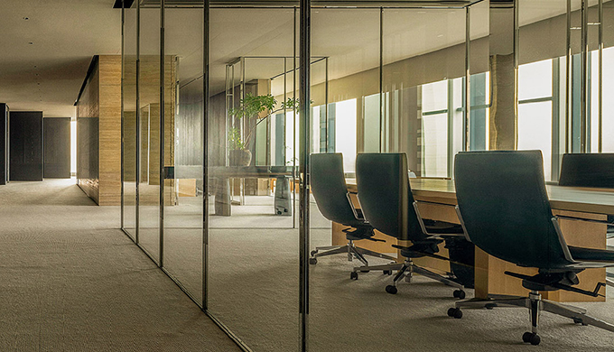 上海辦公室裝修前臺造型怎么設計