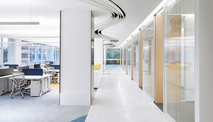 IT 公司現代科技風辦公室智能化裝修