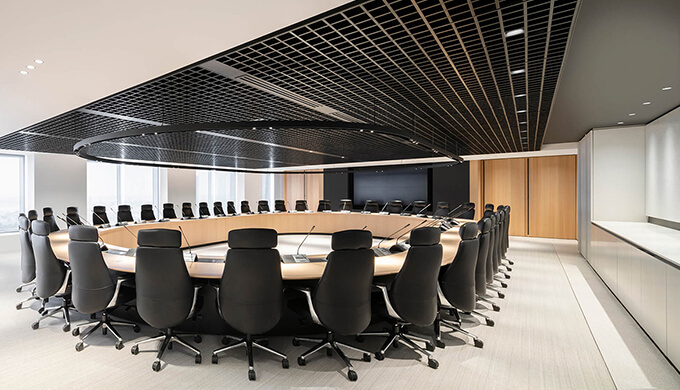 上海300平現代風辦公室無甲醛裝修方案