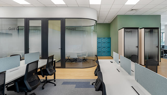 上海生物醫藥企業辦公室品牌裝修方案