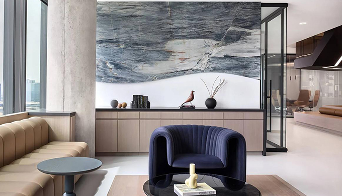 上海網絡游戲公司辦公室墻面設計方案