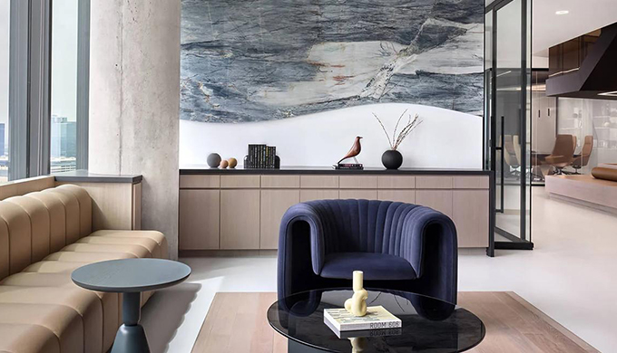 上海某輕奢風金融公司辦公室