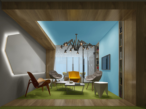 上海菱感電子辦公室裝修案例