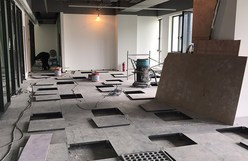 上海塞嘉辦公室裝修設計工地實拍