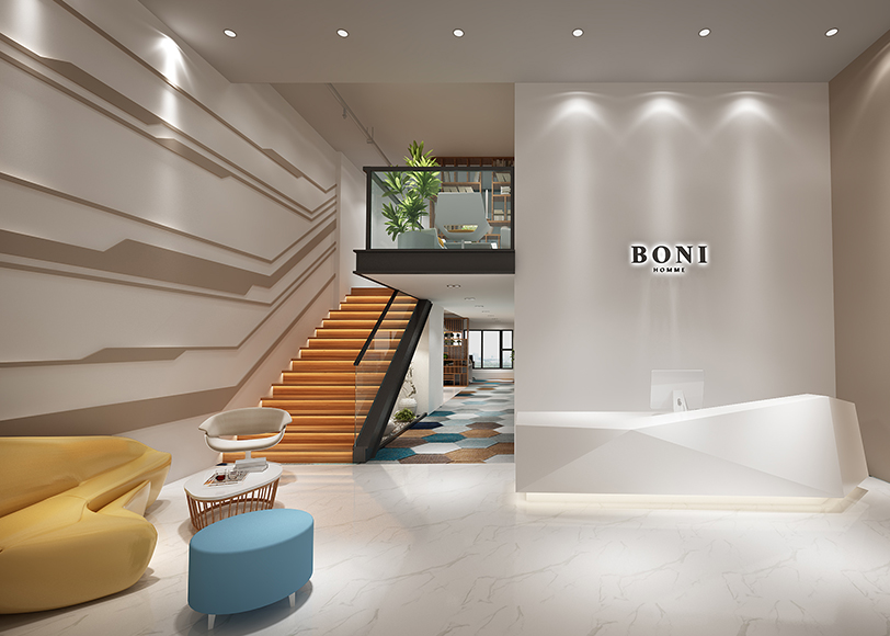 上海堡尼實業辦公室裝修設計案例