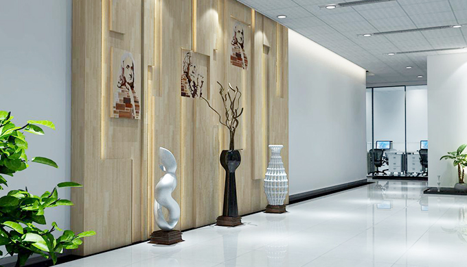 上海辦公室過道裝修布局