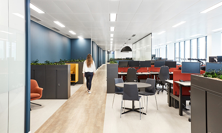 上海辦公室裝修地面裝飾設計的要求